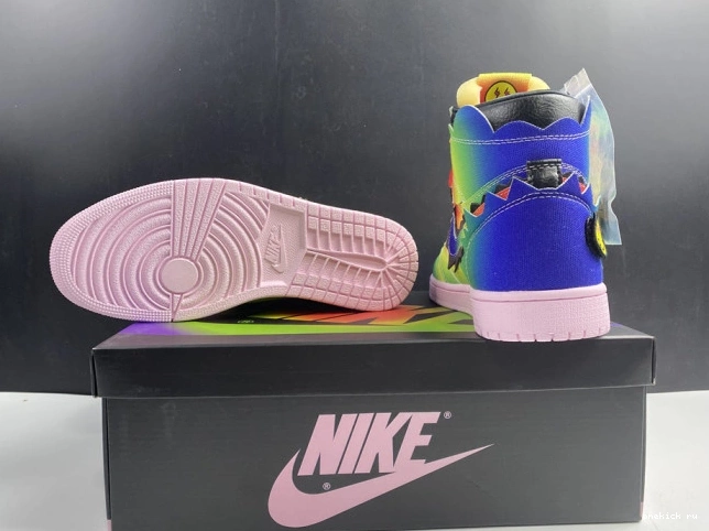 Chep Onekick HIGH X AIR BALVIN J OG JORDAN 1 DC3481-900 0701